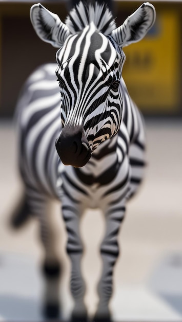 Listras de zebra Uma zebra infantil em uma jornada editorial com propósito