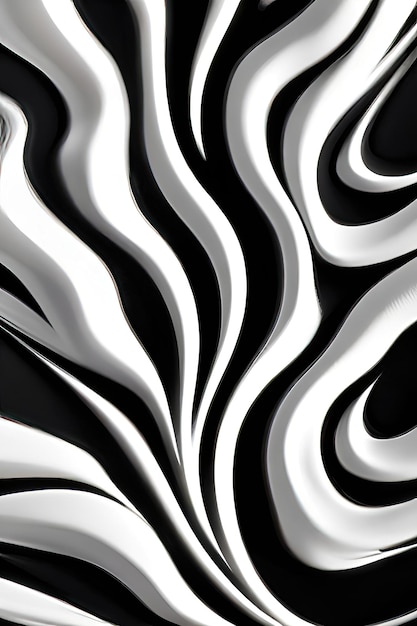 Listras monocromáticas da zebra no fundo abstrato