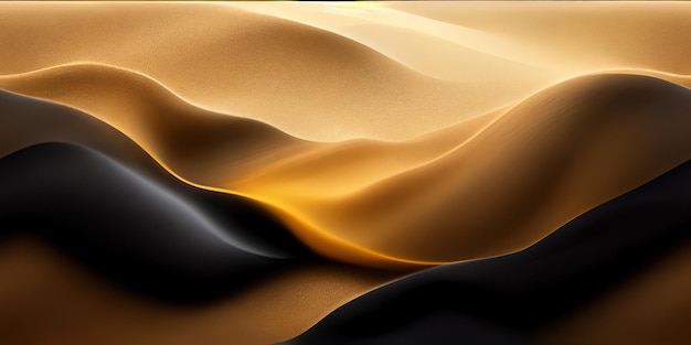 Listras pretas e douradas em um design contínuo com sensação de areia