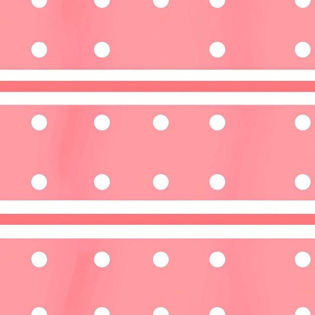 Listras Rosa Minimalista E Polkadot Arte Vetorial