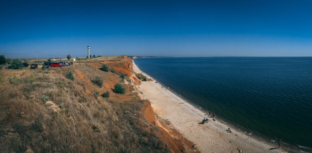 Litoral e praias em Ochakov, Ucrânia