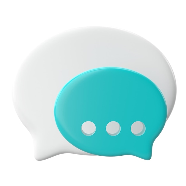 Live-Chat-Symbol 3D-Element