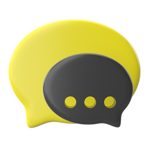 Live-Chat-Symbol 3D-Element