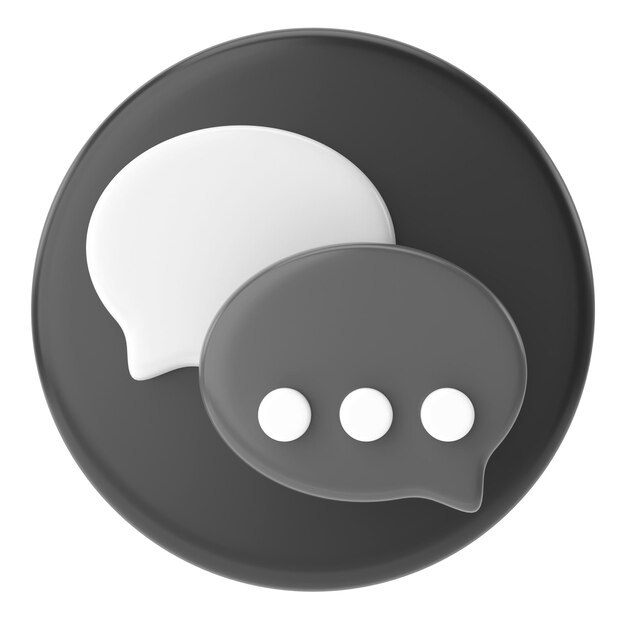 Foto live-chat-symbol 3d-symbol