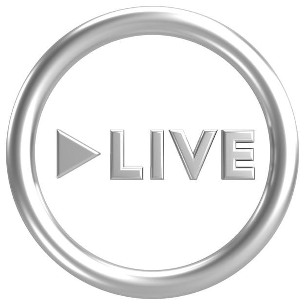 Live-Taste Live-Streaming 3D-Illustration