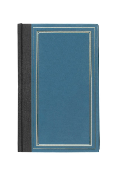 Livro azul isolado