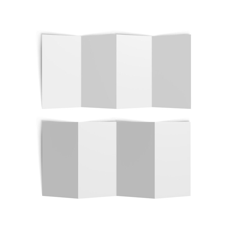 Livro branco em um fundo branco