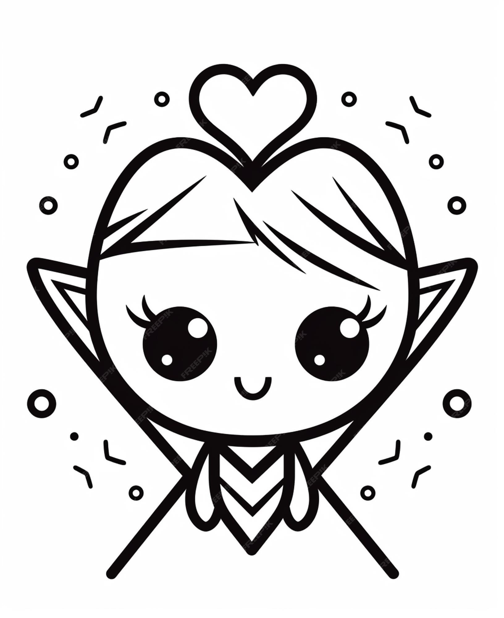 desenhos para colorir kawaii 208 –  – Desenhos para Colorir