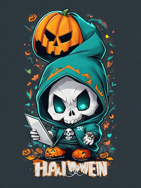 Livro de colorir para Halloween assustador para crianças Aventuras de animais