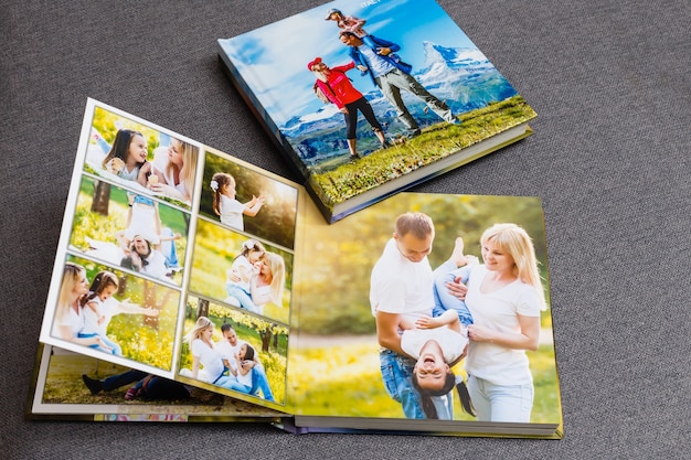 livro de fotos infantil, férias de verão