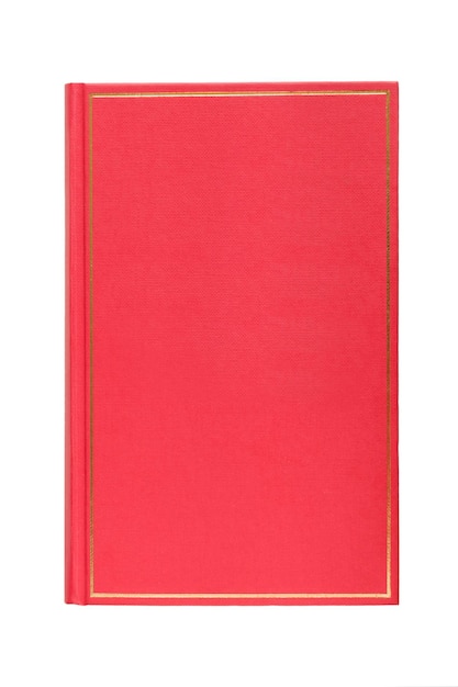 Livro vermelho isolado