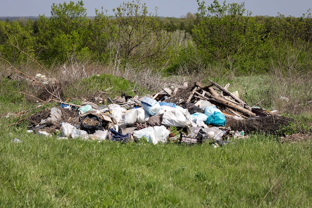 Lixeira, poluição ambiental.