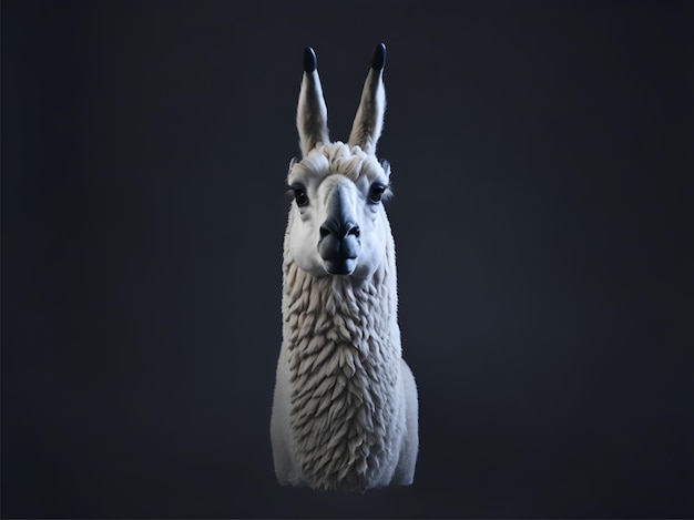 Llama aislada Ai generada