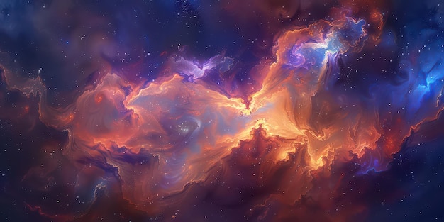 La llama cósmica y la nebulosa