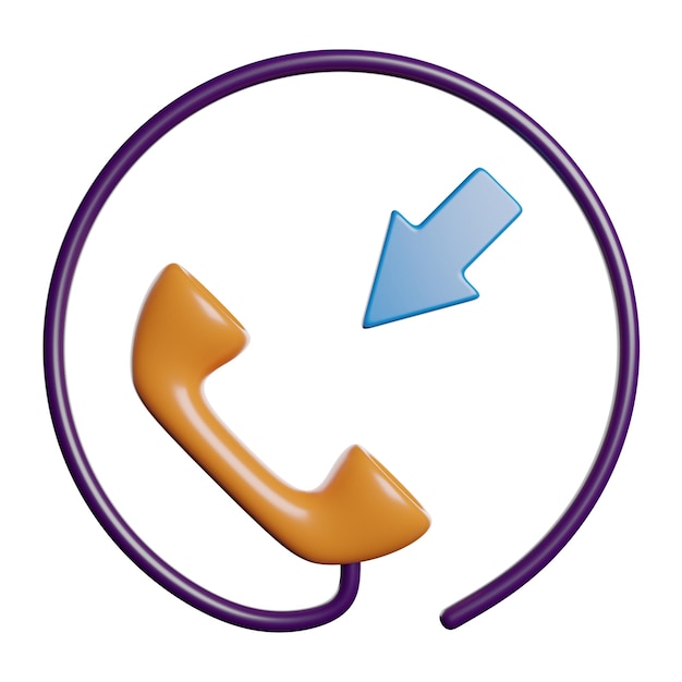 Llamada entrante por teléfono