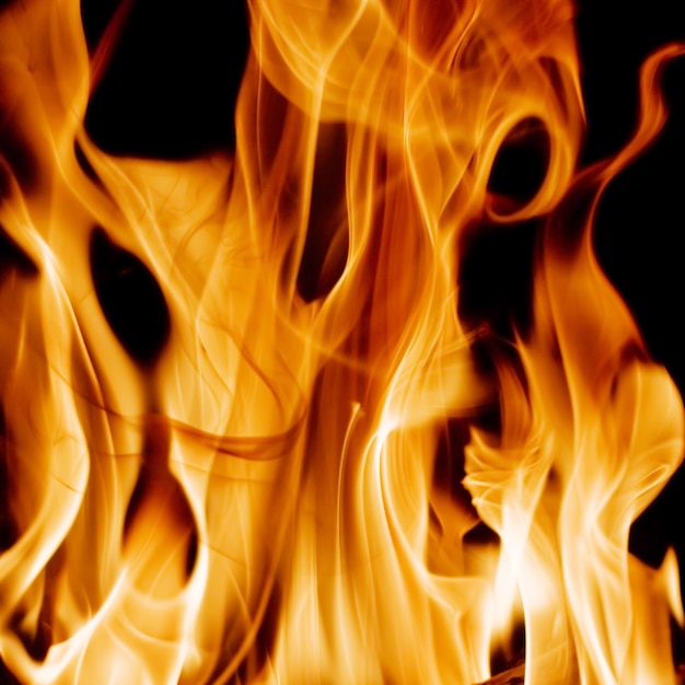 Foto llamas de fuego caliente concepto abstracto de fondo y textura