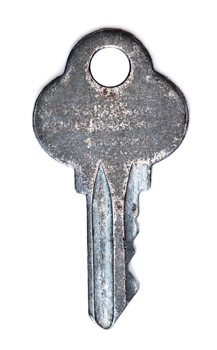 Foto llave de metal vieja, foto de alta resolución