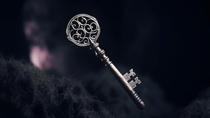 Una llave que tiene la palabra llave en ella