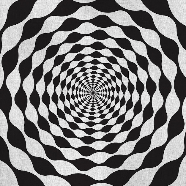 Lleno blanco y negro con fondo a rayas abstractas