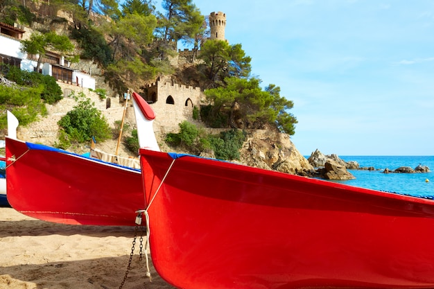 Lloret de mar castell plaja na praia de sa caleta