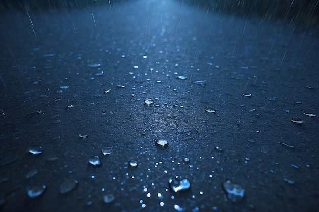 La lluvia azul