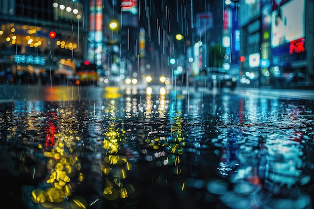 Foto la lluvia en la ciudad