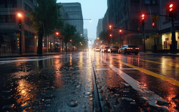 Lluvia Foto Realista