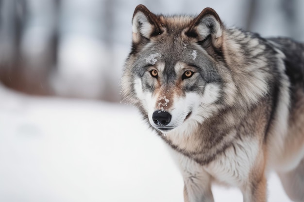 Lobo Animal Gris