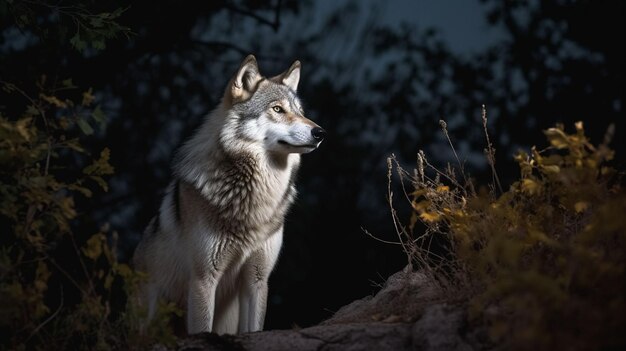 El lobo en el entorno natural