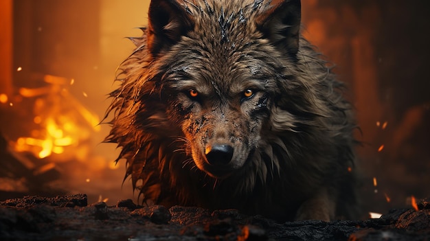 El lobo es un lobo de lobo.