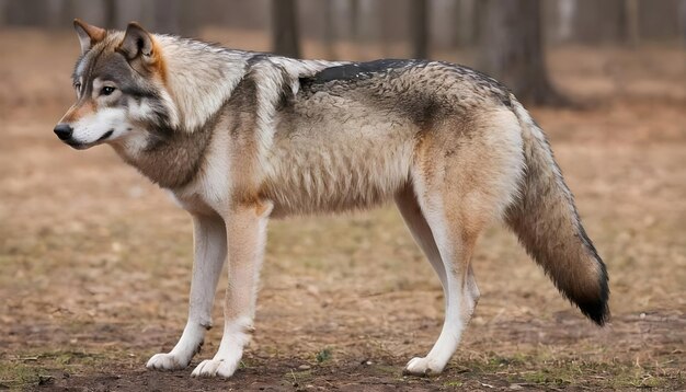 El lobo gris es un animal.