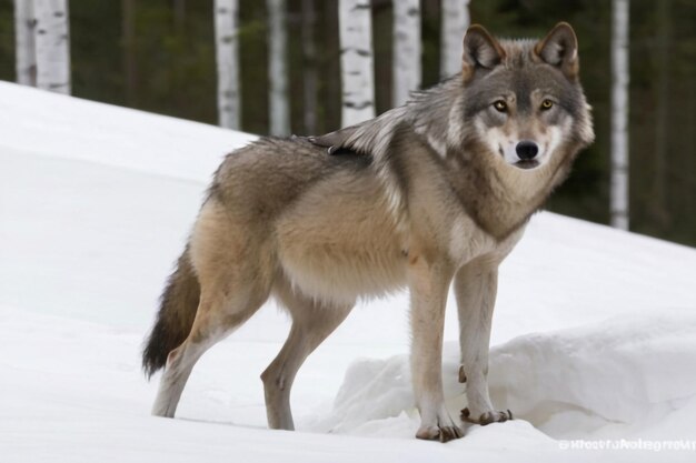 El lobo gris.