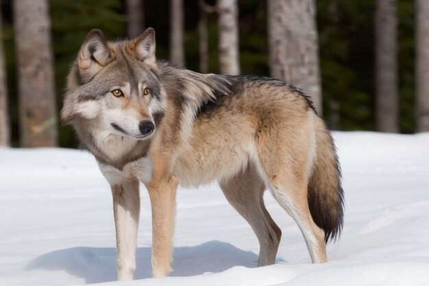 El lobo gris.