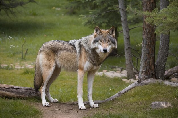 El lobo gris.