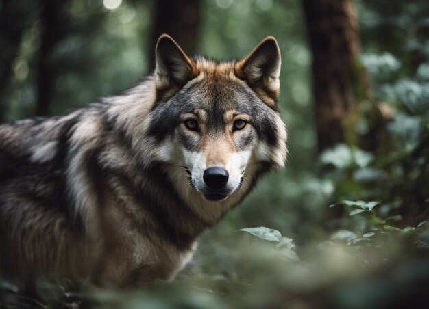 Un lobo en la jungla