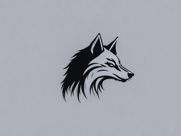 lobo logotipo design vetor símbolo gráfico ideia criativa