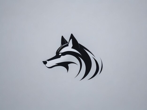 Lobo logotipo design vetor símbolo gráfico ideia criativa