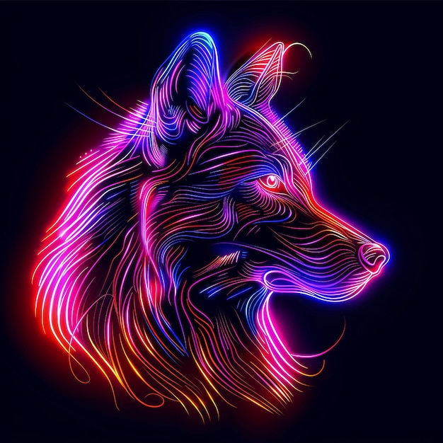 El lobo de neón