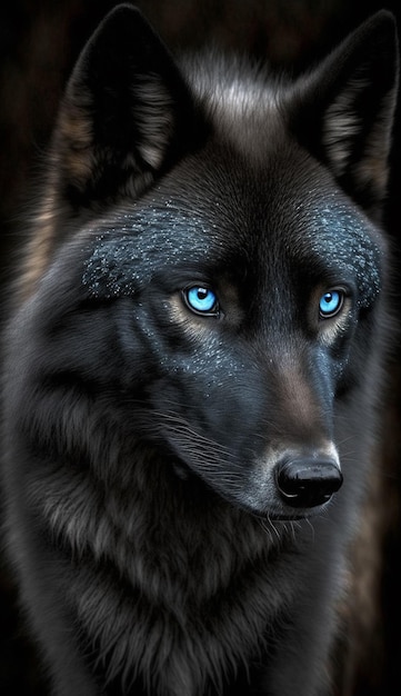 El lobo de ojos azules