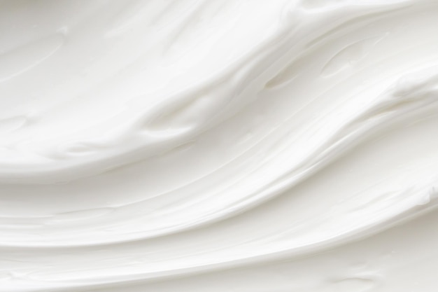 Loción blanca para la belleza, crema para el cuidado de la piel, textura, fondo de productos cosméticos