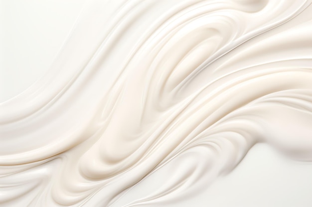 Foto loción de crema de muestras de productos cosméticos blancos