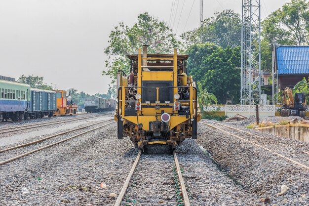 Locomotiva diesel, trem na tailândia