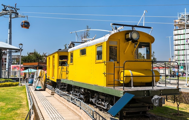 Locomotivas antigas em la paz, bolívia