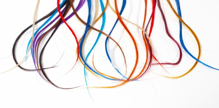 Foto locos de cabelo coloridos