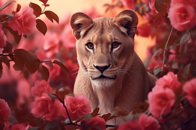 Löwen, Majestät, Schönheit des Tieres