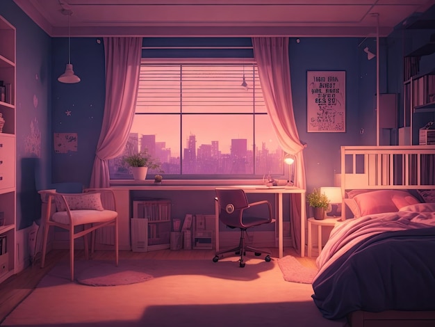 Lofi fundos de quarto