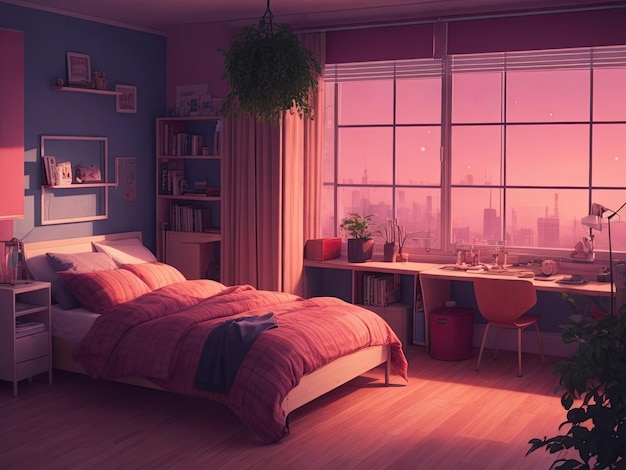 Lofi fundos de quarto