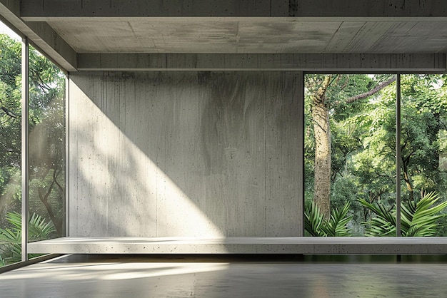 Loft contemporâneo com vista para a natureza Design interior espaçoso