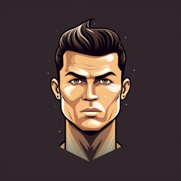 Logo 24 dos desenhos animados de Cristiano Ronaldo