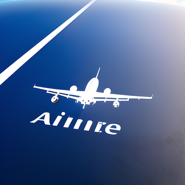 Foto logo airline generative ai